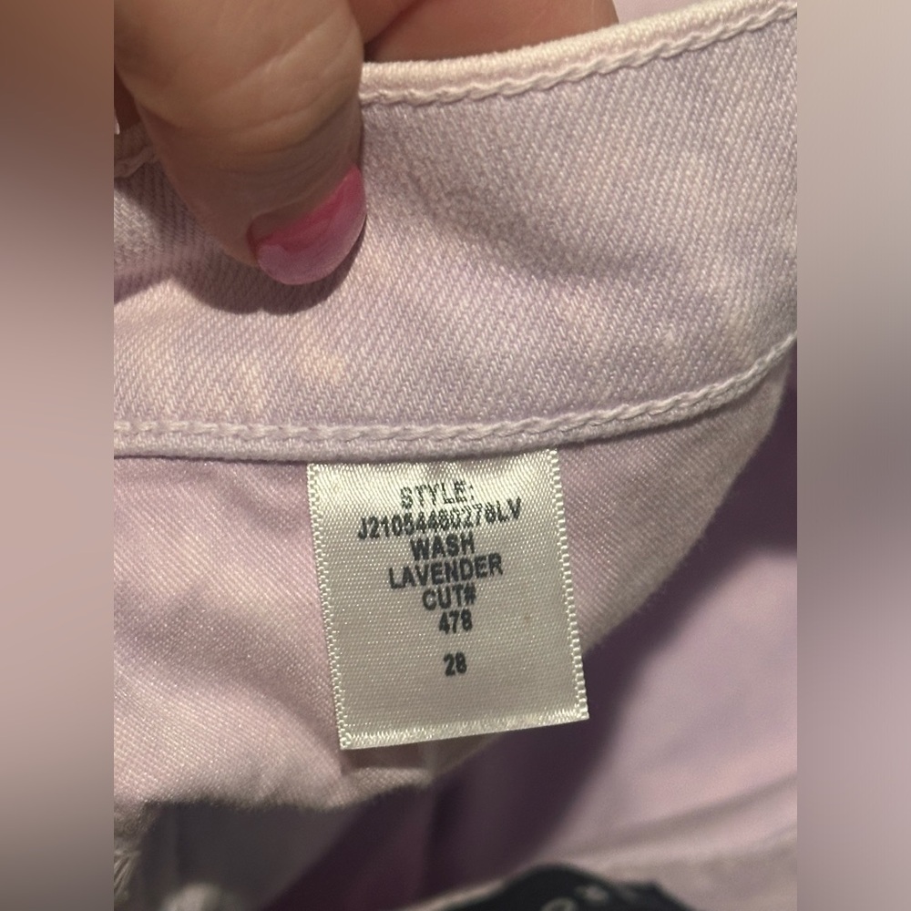 💜VERONICA BEARD - CARLY HIGH RISE KICK FLARE - LAVENDER JEANS💜 Women’s size 29. - Picture 8 of 8